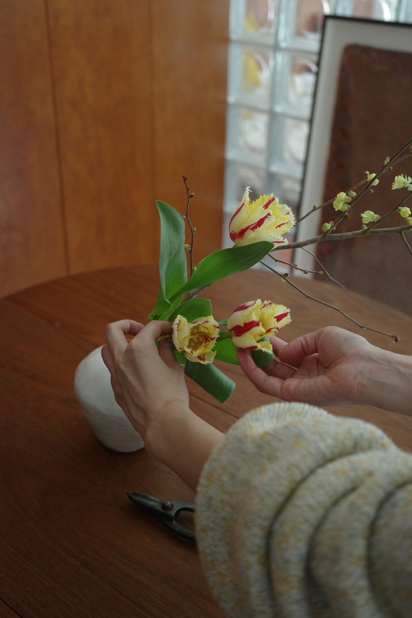 花と静かに向き合う時間
